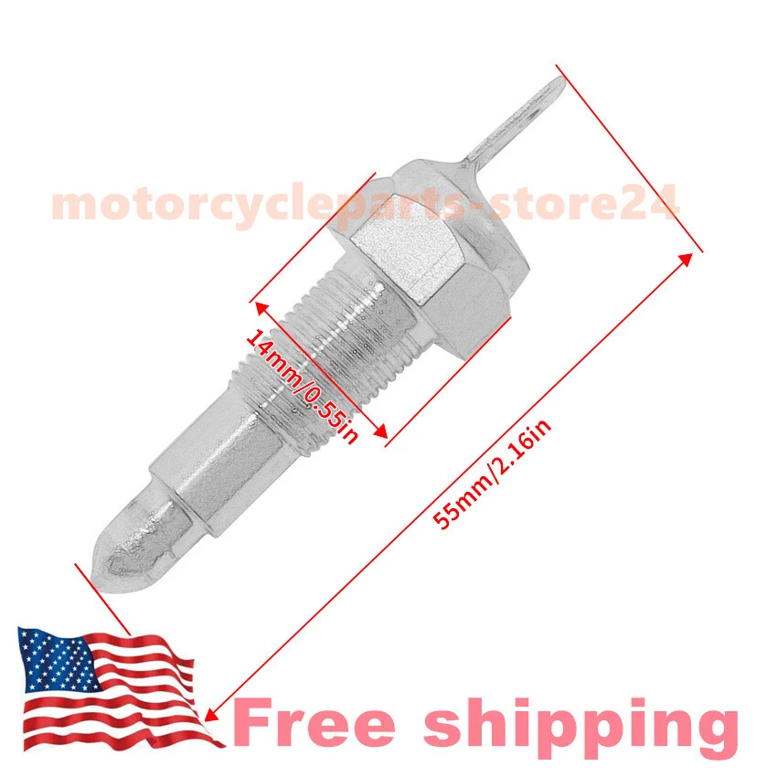 Radiator Fan Switch Water Sensor For Kawasaki VN1500 Vulcan 1500 Classic 1996-04 Foto 2 de 4