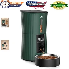 Smart Automatic Cat & Dog Feeder - 4L Airtight Storage with Custom Schedule