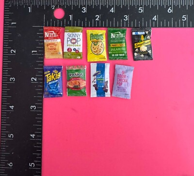 Dollhouse 1:12 Miniature Chips Bags Choice