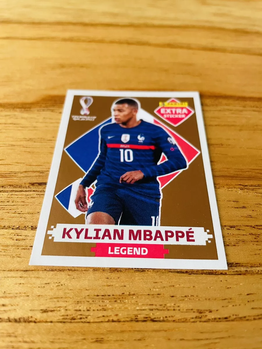 FIGURINHA EXTRA WORLD CUP QATAR - OURO - KYLIAN MBAPPÉ