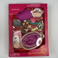 Our Generation Cat Pet Set For 18" Dolls