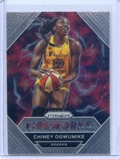 2021 Panini Prizm WNBA Fireworks Insert NO.19 Chiney Ogwumike - Los Angeles Spar