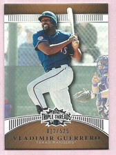 Vladimir Guerrero Texas Rangers 2010 Topps Triple Threads Sepia Card 012/525