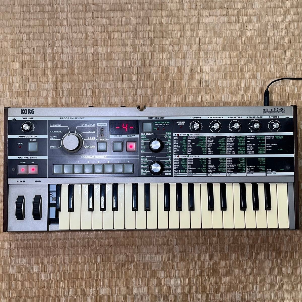 KORG MicroKORG XL シンセサイザー 怪しく 37鍵 KORG MicroKORG XL シンセサイザー 怪しく 37鍵