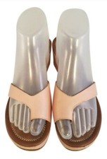 Size 6 M US DONALD J. PLINER WOMAN SANDALS WEDGES HEEL PINK COLOR THONG