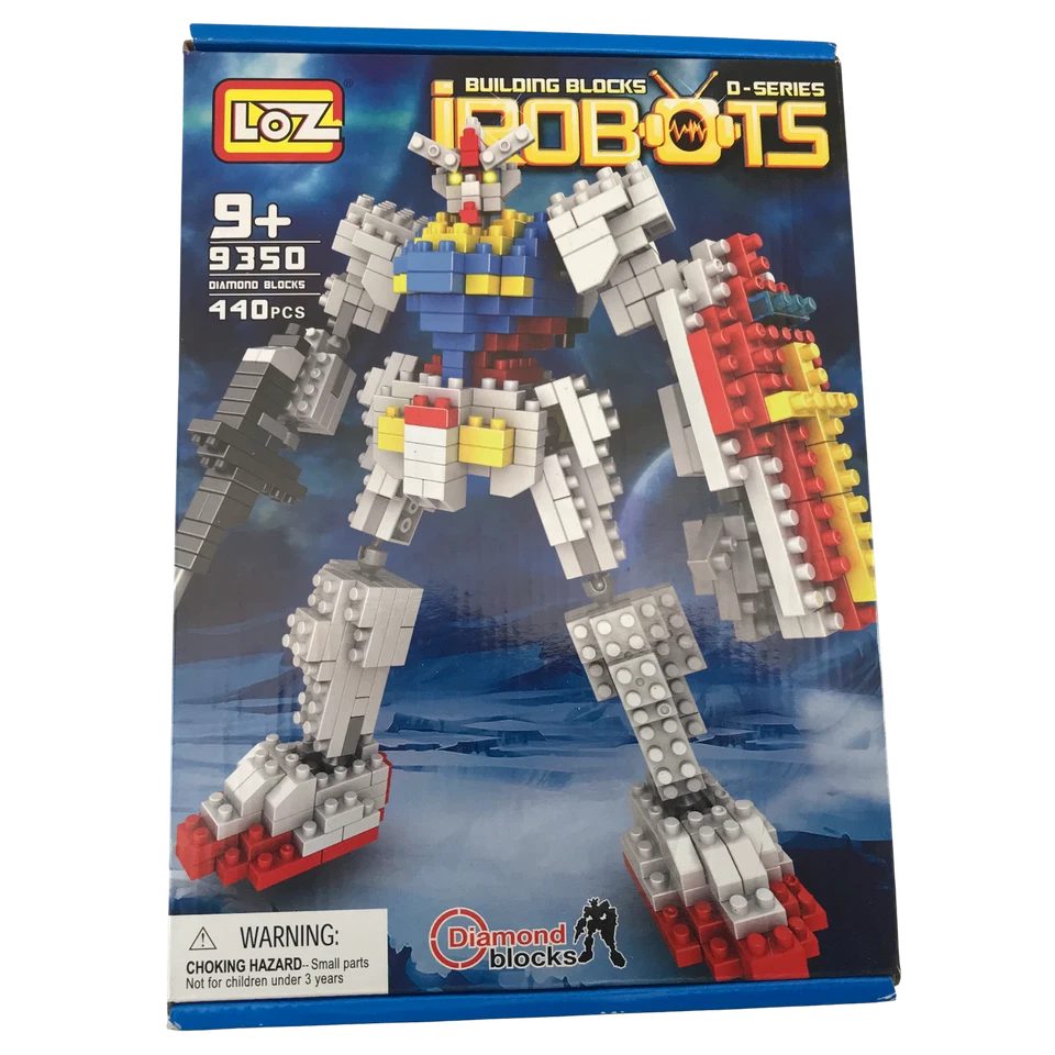 LOZ 440 pcs 3D Building Blocks iRobots Toy Ages 9+ D Series Diamond Blocks 9350 - Image 2 of 4