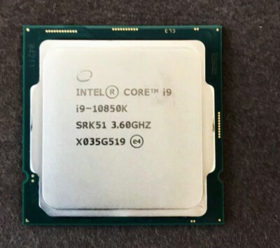 Intel Core i9-10850K 3.60 GHz 10-Core 20-Threads SRK51 LGA1200 CPU Processor