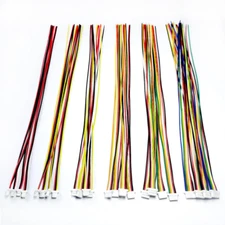 BOJOUL for 24 Pcs JST SH 1.0Mm 2 3 4 5 6 7 Pin 28AWG Female Connector Plug with