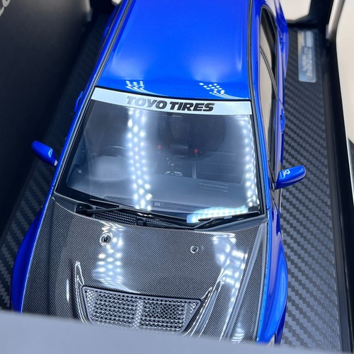 ignition model 1/18 Mitsubishi Lancer IX 9 CT9A blue 009 IG2378 Resin model JDM - Picture 9 of 22