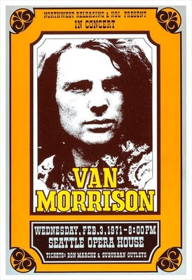 Van Morrison Concert Poster Unframed 24x36 Music Wall Art Print