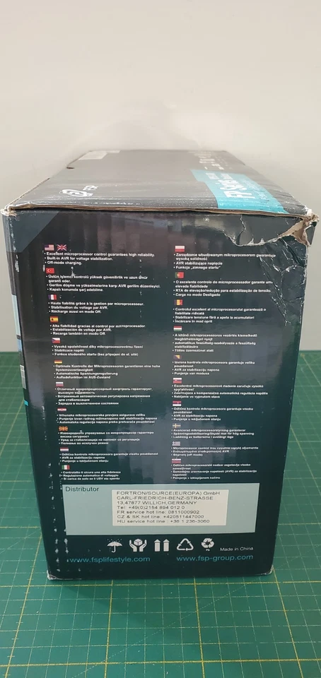 FSP PPF3600708 - FP 600 - 600VA/360W - Line Interactive UPS _4,3_5 - Bild 4 von 4