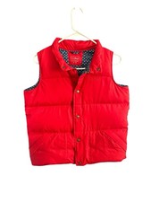 LL Bean Winter Goose Down Puffer Vest Children's Youth XL 18 Red
