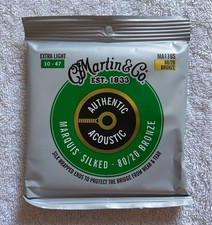 Martin Co. MA170S MARQUIS SILKED 80/20 Bronze Guitar String Extra Light 10