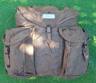 Italian San Marco Mountain Troop Canvas Rucksack 1940 60's