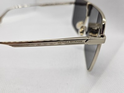 Victoria Beckham VB238S 238 701 Gold Tortoise Grey Shield  display picture 2