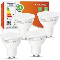 GU10 LED Lampe 5W Warmweiß 3000K 4 StüCk 400 Lumen Ersetzt 50W Halogen 230V Spot