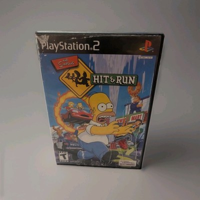 The Simpsons: Hit & Run (PlayStation 2, 2003) Box + Manual Only 