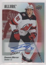 2023-24 Upper Deck Allure Red Rainbow Auto Dawson Mercer #82 Auto