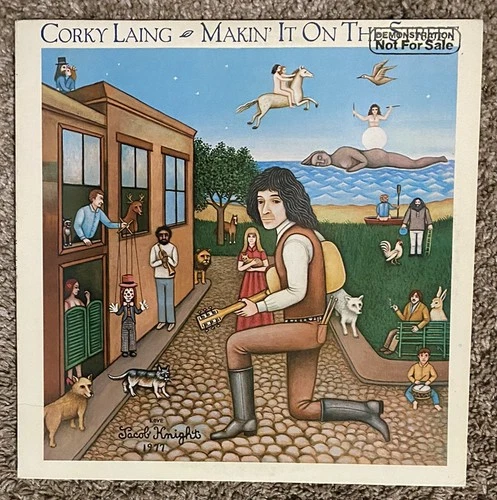 NM White Label Promo - CORKY LAING - Makin It On The Street - 1977 Elektra Vinyl