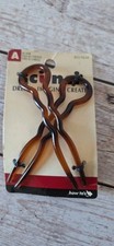Scunci 2003 Plastic Hair Clip Hair Accessory Brown Pattern 91170-44 7