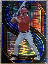 2025 Panini Select “Blue Pulsar Prizm” Luke Dickerson (RC) #191 (#81/99)