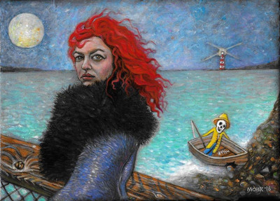 Amazing Fine Art Print by Carrie-Ann Yeti Mohr ''Siren'' 