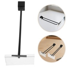 2 Pcs Shelf Hooks Label Holder Merchandise Sign Price for Retail