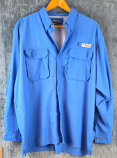 BIMINI BAY OUTFITTERS Long Sleeve Flats 5 V BLOODGUARD Fishing Shirt LS XXL