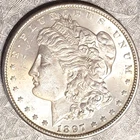 1897 (P) Morgan Silver Dollar  -  Looks UNC  -  UNIMPOSSIBLE FIND!