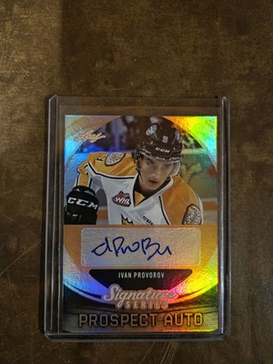 2015 Leaf Signature Series Prospect Bronze Ivan Provorov #SP-IP1 Auto