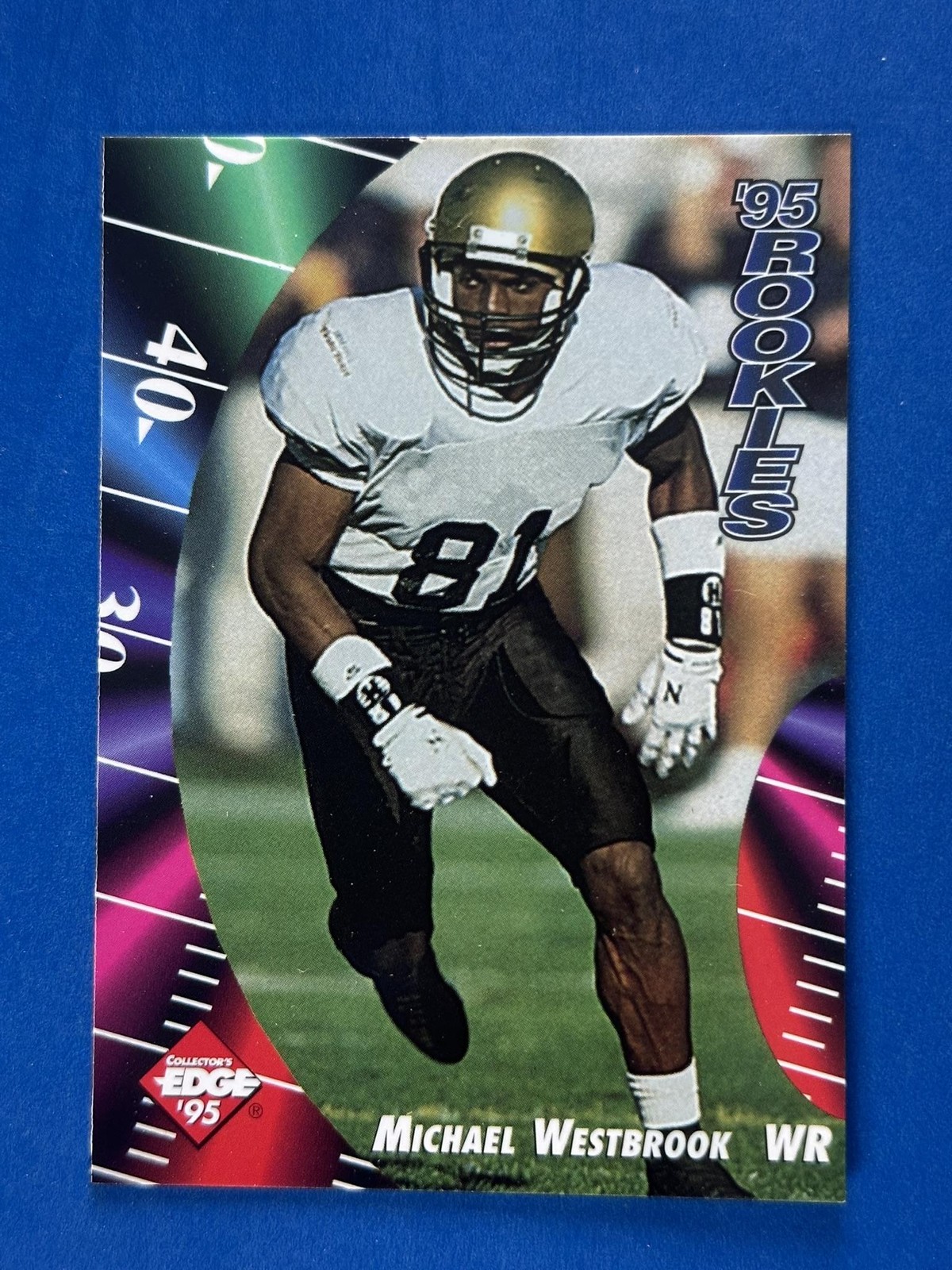 1995 Collector's Edge Rookies #24 Michael Westbrook Washington Redskins