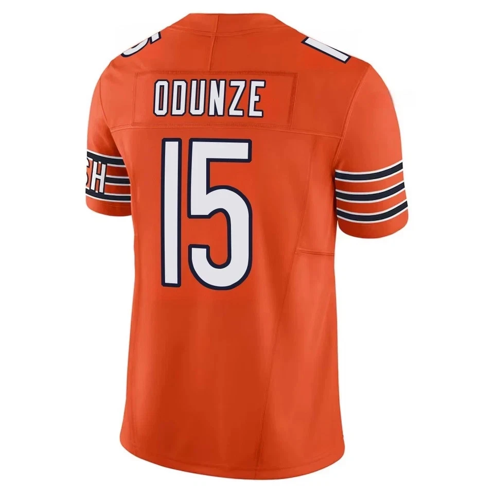 NWT Men's/Youth Bears #15 Rome Odunze Orange Jersey