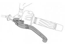 Puig 7727N Adapter for Hi-Tech Extendable/Folding Brake Lever - Black