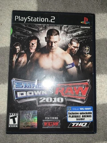WWE SmackDown vs. Raw 2010 Featuring ECW (PlayStation 2, PS2) CIB - Free Ship