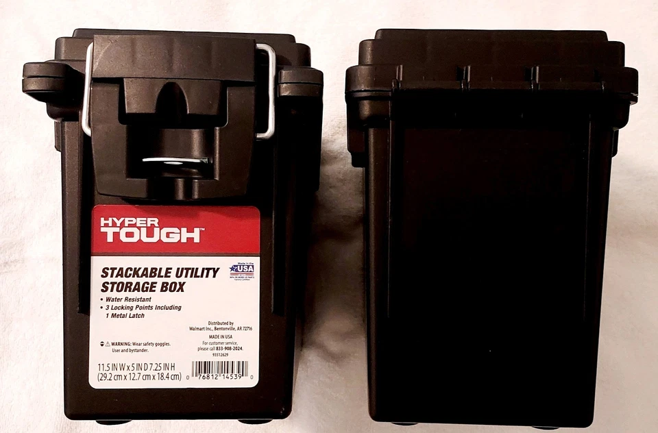 Stackable Utility Storage Box Organization Water Dust & Resistant - 2 count - Image 3 of 4