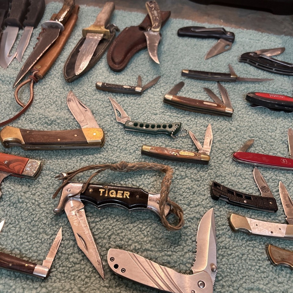 Knives Ebay Vintage LOT OF POCKET KNIVES Estate Sale Knife Tool Mixed! | eBay
