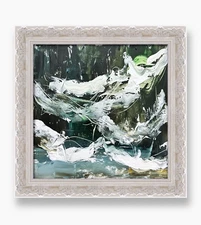 Palm Beach Gentle Tide Art • Soft Modern Seascape Painting • Housewarming Gift