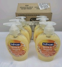 Softsoap Milk Honey Moisturizing Hand Soap - 6 Pack 7.5 oz Bottles