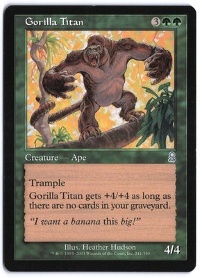 Gorilla Titan 241 - ODY: Odyssey Normal LP MTG TCG