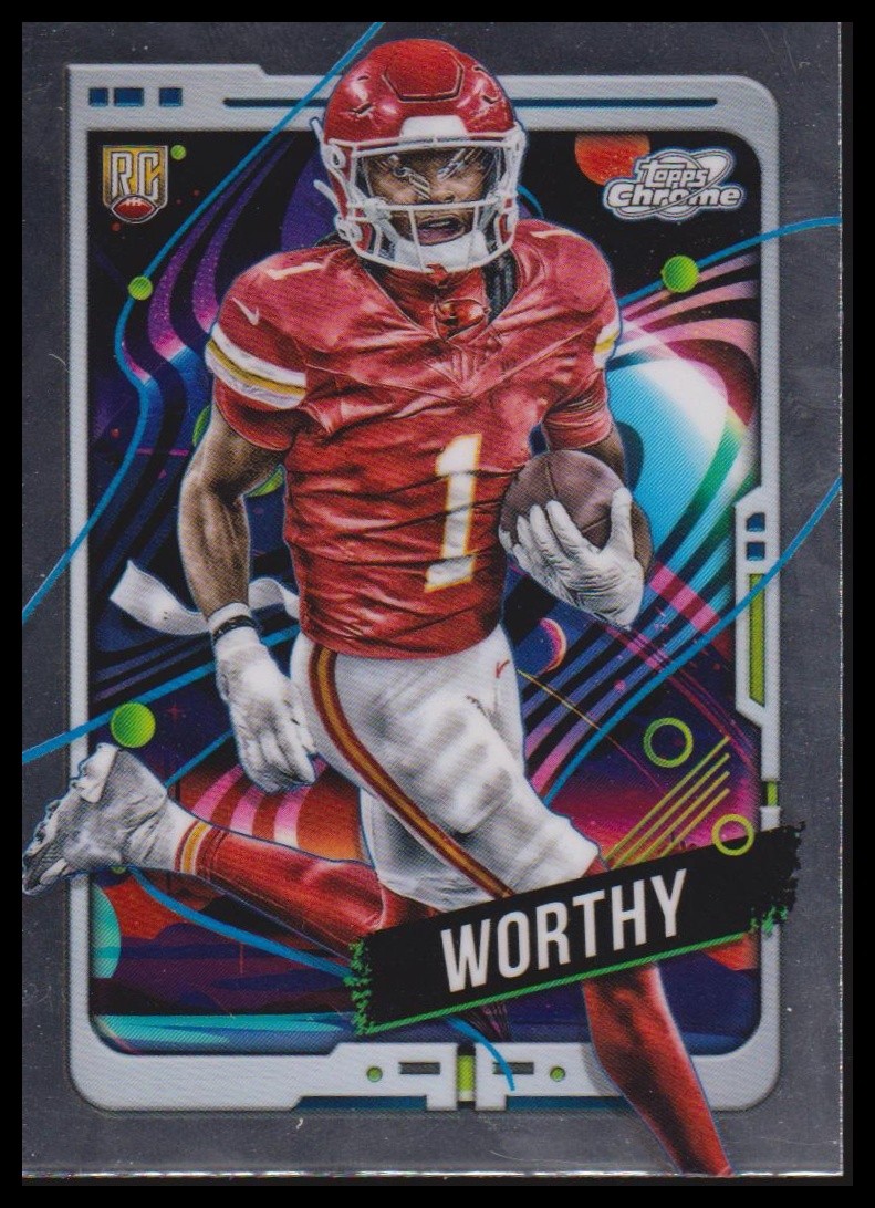 2024 Topps Chrome Cosmic #146 Xavier Worthy