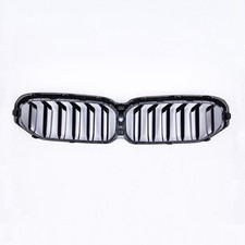 Passend f�r BMW 5ER G30 G31 LCI SPORT K�HLERGRILL DOPPELSTEG GLANZ SCHWARZ