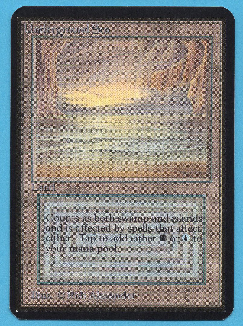 MTG: Magic Limited Edition Alpha - Underground Sea *Light Play*