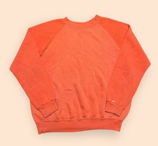 Vintage 1970s Sportswear Crewneck Sweatshirt Orange Hunting Men  s XL Vtg 70s