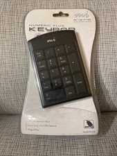 Micro Innovations USB Numeric Keypad–External 17 Key Number Pad for Laptop or PC