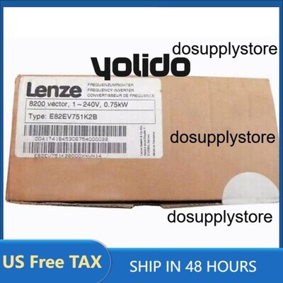US Free TAX LENZE NEW E82EV751K2B E82EV751_2B Inverter 8200 Vector E82EV7512B
