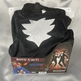 Shadow Deluxe Sonic Hedgehog 3 Movie Halloween Child Costume Boys S 6/7