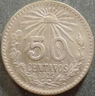 1925 Mexico 50 Centavos Silver — photo from another recent sale
