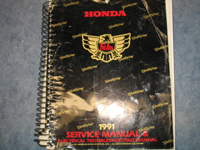 1991 GOLDWING GL1500 HONDA SERVICE MANUAL ELECTRICAL