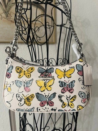 Coach CAJ94 Teri Mini Crossbody Bag With Butterfly Print - NWT - Picture 3 of 16