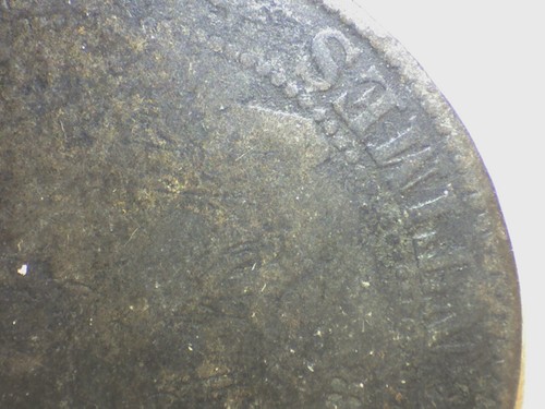 LOOKS LIKE 1855 BB FRANCE 5 CENTIMES ERROR TRIPLE STRUCK - Picture 7 of 9